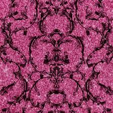 Baroque Scroll - Hot Pink